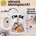 Meerschweinchen Tierliebhaber Tasse Geschenk Lustige Geschenkidee Spruch Weiß Trendation