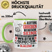Wildtierschützer Geschenk Tasse Lustiger Spruch Erheben Sie Sich Der Wildtierschützer Betritt den Raum Grün Trendation