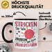 Stricken Stricker Tasse Geschenk Lustige Geschenkidee Spruch Ist Wie Zaubern Mit 2 Zauberstäben Trendation