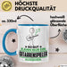 Gitarrenspieler Geschenk Tasse So Gut Kann Nur Ein Gitarrenspieler Aussehen Geschenkidee Kaffee-Becher Blau Trendation