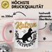 Katzen Geschenk Tasse Katzen-Besitzerin Kaffeebecher Katzen Servicepersonal Geschenkidee Rosa Trendation