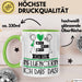 Geschenk für Influencerin Tasse Lustige Geschenkidee Geburtstag Ich Bin Influencerin Ich Darf Das Grün Trendation