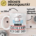 Geschenk für Seglerin Tasse Lustige Geschenkidee Geburtstag Ich Bin Seglerin Ich Darf Das Weiß Trendation