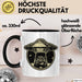 Waschbär Geschenk Tasse Ufo Alien Waschbär-Liebhaber Geschenkdidee Schwarz Trendation