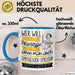 Synthesizer-Spielerin Tasse Geschenk Spruch Wer Will Schon Prinzessin Sein Wenn Man Auch Synthesizer-Spielerin Sein Kann Blau Trendation