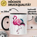 Flamingo Tier Tasse Geschenk Lustige Geschenkidee Spruch Schwarz Trendation