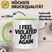 Sarkastischer Sarkasmus Tasse Geschenk Lustige Geschenkidee Spruch Ich Bin Verletzt Mach Es Noch Einmal Grün Trendation