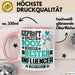 Influencer Geschenk Lustiger Spruch für Influencer Geschenkidee Bester Influencer Der Welt Rosa Trendation