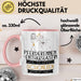Pferderennen-Enthusiastin Weil Es Keinen Schöneren Beruf Gibt Tasse Geschenk für Eine Pferderennen-Enthusiastin Lustig Rosa Trendation