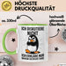Sarkastischer Pinguin Tasse Geschenk Lustige Geschenkidee Spruch Ich Diskutiere Nicht Ich Erkläre Nur Warum Ich Rcht Habe Grün Trendation