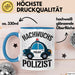 Polizist Tasse Geschenk Lustige Geschenkidee Spruch Nachwuchs Polizist Blau Trendation