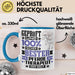 Pferdetherapeut Geschenk Lustiger Spruch für Pferdetherapeut Geschenkidee Bester Pferdetherapeut Der Welt Blau Trendation