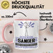 Sänger Geschenk Tasse Ich Bin Sänger Aber Sag Doch Einfach Superheld Lustige Geschenkdiee für Sänger Kaffee-Becher Rosa Trendation