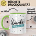 Lehrer Wertschätzung Danke Tasse Geschenk Lustige Geschenkidee Spruch Danke Für Die Tolle Zeit Grün Trendation