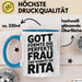 Rita Tasse Geschenk Gott Formte Die Perfekte Frau Rita Geschenkidee Blau Trendation