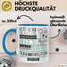 Tierheimmitarbeiterin Geschenk Becher Tasse Gott Schuf Alle Menschen Gleich Nur Die Besten Durfeten Tierheimmitarbeiterin Werden Geschenkidee Lustig Blau Trendation