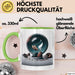 Museumsmitarbeiter Tasse Geschenk Lustige Geschenkidee Spruch Für Kultur Hüter Grün Trendation