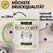 Rucksacktouristin Tasse Geschenk Ich Bin Rucksacktouristin Warum Weil Ich Es Kann Geschenkidee Geburtstag Grün Trendation