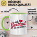 Gertrud Tasse Geschenk Ich Bin Vollkommen Gertrud Geschenkidee Geburtstag Grün Trendation