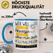 Volleyballspielerin Tasse Geschenk Spruch Wer Will Schon Prinzessin Sein Wenn Man Auch Volleyballspielerin Sein Kann Blau Trendation