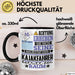 Kajakfahrer Geschenk Tasse Lustiger Spruch Erheben Sie Sich Der Kajakfahrer Betritt den Raum Schwarz Trendation