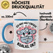 Koala Tierliebhaber Tasse Geschenk Lustige Geschenkidee Spruch Ich Mag Halt Einfach Koalas Ok Blau Trendation