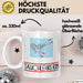 Geschenk für Tauchlehrerin Tasse Lustige Geschenkidee Geburtstag Ich Bin Tauchlehrerin Ich Darf Das Weiß Trendation