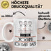 Geschenk für Yogini Tasse Lustige Geschenkidee Geburtstag Ich Bin Yogini Ich Darf Das Weiß Trendation
