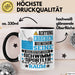 Schwimmsportler Geschenk Tasse Lustiger Spruch Erheben Sie Sich Der Schwimmsportler Betritt den Raum Schwarz Trendation