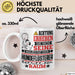 Hundeflüsterer Geschenk Tasse Lustiger Spruch Erheben Sie Sich Der Hundeflüsterer Betritt den Raum Weiß Trendation
