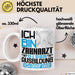 Zahnarzt Ausbildung Tasse Geschenk Ich Bin Zahnarzt In Der Ausbildung Ich Darf Das Geschenkidee Spruch Weiß Trendation