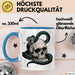 Reptilienhalter Tasse Geschenkidee Echsen Schlangenliebhaber Geschenkidee Lustig Blau Trendation