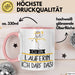 Geschenk für Läuferin Tasse Lustige Geschenkidee Geburtstag Ich Bin Läuferin Ich Darf Das Rosa Trendation