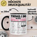 KPop Tasse Geschenk Spare Time Finger Heart Grafik Geschenkidee Schwarz Trendation