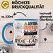 Indie-Fan Tasse Geschenk Lustiger Spruch Bitte Erheben Sie Sich Seine Majestät Die Indie-Fan Betritt Den Raum Blau Trendation