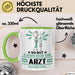 Arzt Geschenk Tasse So Gut Kann Nur Ein Arzt Aussehen Geschenkidee Kaffee-Becher Grün Trendation