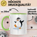 Pinguin Liebhaber Tasse Geschenk Lustige Geschenkidee Spruch Für Kälte Fans Grün Trendation