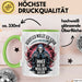 Sensenmann Tasse Geschenk Lustige Geschenkidee Spruch Beruflich Wollte Ich Schon Immer Was Mit Menschen Machen Grün Trendation