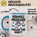 Einhorn Tasse Geschenk Normale Menschen Machen Mir Angst Geschenkidee Blau Trendation