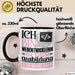 Webentwicklerin Ausbildung Start Geschenk Tasse Ich Bin Webentwicklerin In Der Ausbildung Ich Darf Das Kaffee-Becher Geschenkidee Schwarz Trendation