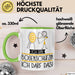 Geschenk für Bogenschützin Tasse Lustige Geschenkidee Geburtstag Ich Bin Bogenschützin Ich Darf Das Grün Trendation