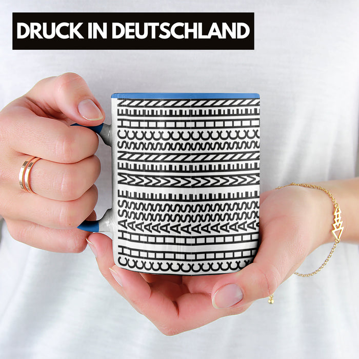 Ich Hasse Menschen Tasse Lustiges Geschenk Allover-Print Quer Lesen Trendation