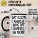 Andrea Tasse Geschenk Dat Is So'n Andrea Ding Dat Raffste Eh Nicht Geschenkidee Becher mit Name Schwarz Trendation