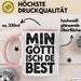 Goetti Tasse Geschenk Min Goetti Isch De Best Geschenkidee Patenonkel Schweiz Rosa Trendation