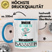 Bassistin Tasse Geschenk Becher Stark Attraktiv Furchtlos Bassistin Lustige Geschenkidee Blau Trendation