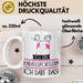 Geschenk für Karatesportlerin Tasse Lustige Geschenkidee Geburtstag Ich Bin Karatesportlerin Ich Darf Das Weiß Trendation