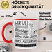 Hundeausführerin Tasse Geschenk Spruch Wer Will Schon Prinzessin Sein Wenn Man Auch Hundeausführerin Sein Kann Rot Trendation