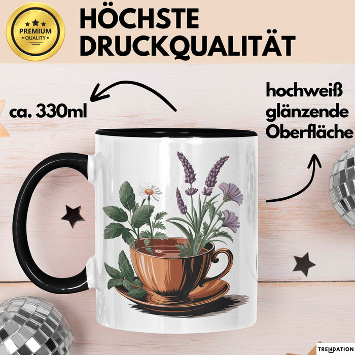 Kräutertee Fan Tasse Geschenkidee für Teezeit Liebhaber Trendation