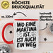 Martina Tasse Geschenk Wo Eine Martina Ist Ist Auch Ein Weg Geschenkidee Becher mit Name Rot Trendation