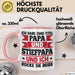 Stiefpapa Papa Tasse Geschenk Vatertag Geschenkidee Ich Habe Zwei Titel Papa Und Stiefpapa Und Ich Rocke Sie Beide Rosa Trendation